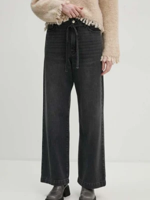 Day Birger et Mikkelsen jeansy Elijah - Black Denim damskie high waist DAY65243377