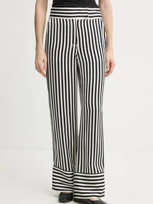 Day Birger et Mikkelsen spodnie Gabin damskie kolor czarny proste high waist DAY65243685