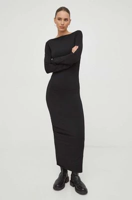 Day Birger et Mikkelsen sukienka kolor czarny mini dopasowana