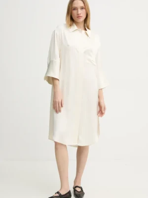 Day Birger et Mikkelsen sukienka Noe kolor beżowy mini oversize DAY65243794