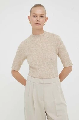 Day Birger et Mikkelsen sweter wełniany damski kolor beżowy