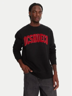 DC Bluza Varsity EDYFT03547 Czarny Regular Fit