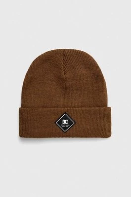 DC czapka kolor brązowy