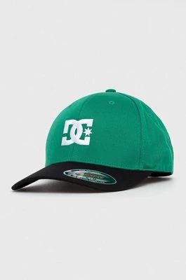 DC czapka Star kolor zielony gładka ADYHA04088