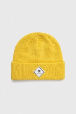 DC czapka kolor żółty