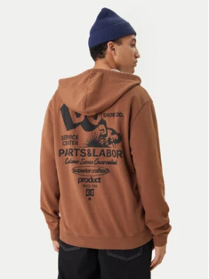 DC Shoes Bluza Parts Dep EDYSF03257 Brązowy Regular Fit