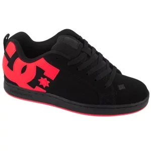 DC Shoes Court Graffik 300678-BHP, Unisex, Czarne, buty sneakers, skóra, rozmiar: 36