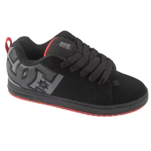 DC Shoes Court Graffik SQ ADYS100442-BYR, Męskie, Czarne, buty sneakers, skóra, rozmiar: 42