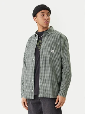 DC Shoes Koszula Game OnEDYWT03263 Zielony Regular Fit