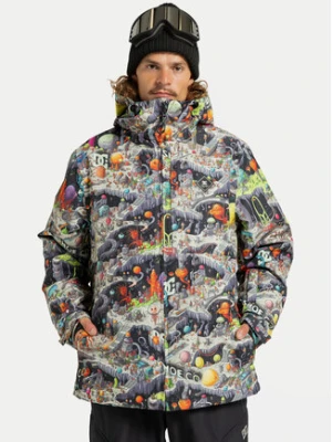DC Shoes Kurtka narciarska Basic Print ADYTJ03097 Kolorowy Regular Fit