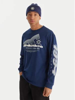 DC Shoes Longsleeve Slathletic EDYZT04357 Niebieski Heritage Fit