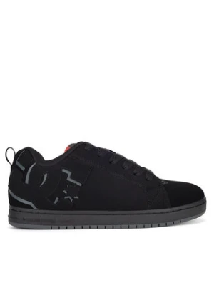 DC Shoes Sneakersy COURT GRAFFIK 300529-BLR Czarny