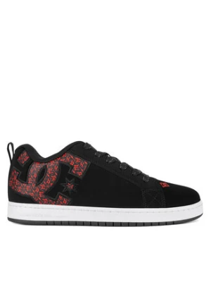 DC Shoes Sneakersy COURT GRAFFIK 300529-BW5 Czarny