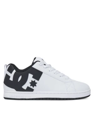 DC Shoes Sneakersy COURT GRAFFIK 300529-WLK Biały