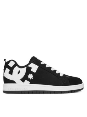 DC Shoes Sneakersy COURT GRAFFIK ADBS100207-BKW Czarny