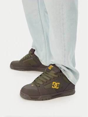 DC Shoes Sneakersy EO-COILER DC03011302 Zielony ciemny