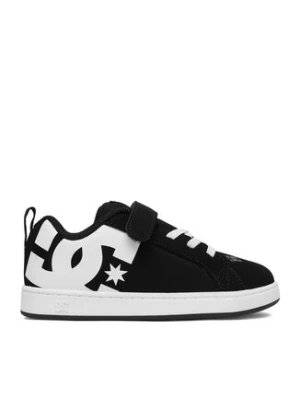 DC Shoes Sneakersy EO-COURT GRAFFIK ELASTIC TODDLER DC02547002 Czarny