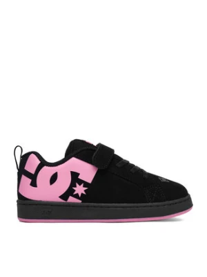 DC Shoes Sneakersy EO-COURT GRAFFIK ELASTIC TODDLER DC02547003 Czarny