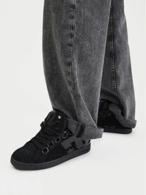 DC Shoes Sneakersy EO-COURT GRAFFIK PUFF DC04916002 Czarny