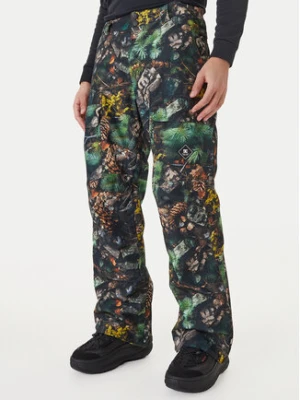 DC Shoes Spodnie snowboardowe Code ADYTP03049 Zielony Regular Fit