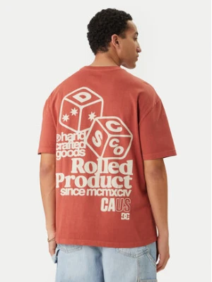 DC Shoes T-Shirt High Rollin EDYZT04367 Pomarańczowy Regular Fit