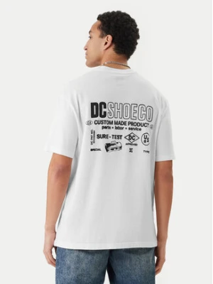DC Shoes T-Shirt Made Custom EDYZT04368 Biały Regular Fit