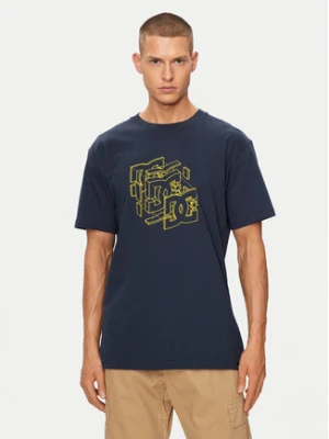 DC Shoes T-Shirt Rebuild Hss ADYZT05337 Granatowy Regular Fit