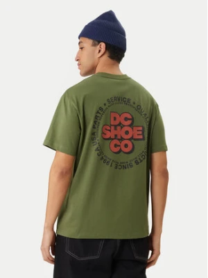 DC Shoes T-Shirt Work Circle EDYZT04369 Zielony Regular Fit