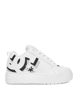 DC Sneakersy CEO-COURT GRAFFIK PLATFORM DC02422101 Biały