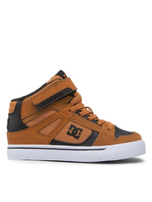 DC Sneakersy Pure High-Top Ev ADBS300324 Brązowy