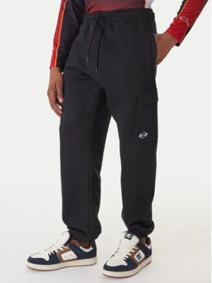 DC Spodnie dresowe EDYFB03094 Czarny Regular Fit