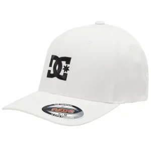 DC Star 2 Cap 55300096-XWWK, Męskie, Białe, czapki z daszkiem, poliester, rozmiar: S/M