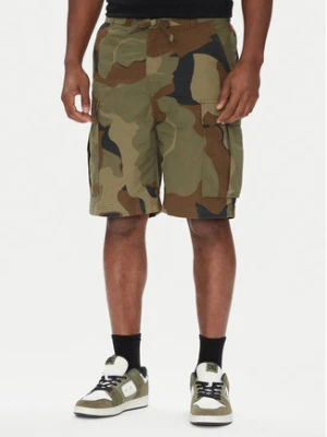 DC Szorty materiałowe Tundra ADYWS03086 Zielony Regular Fit