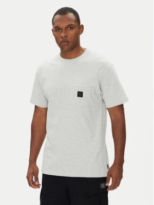 DC T-Shirt ADYKT03246 Szary Regular Fit