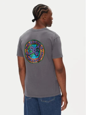 DC T-Shirt ADYZT05458 Szary Heritage Fit