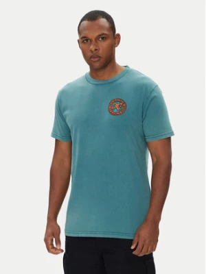 DC T-Shirt ADYZT05458 Zielony Regular Fit