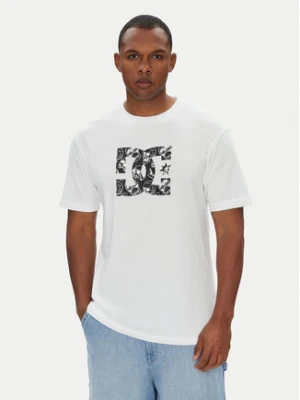 DC T-Shirt ADYZT05461 Biały Regular Fit