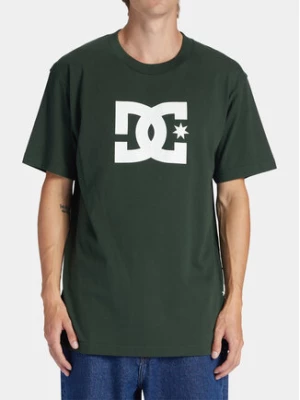 DC T-Shirt Dc Star Tees ADYZT04985 Zielony Regular Fit