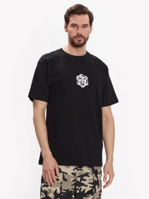 DC T-Shirt Jaakko Cubic ADYZT05260 Czarny Relaxed Fit