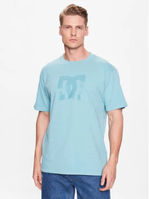 DC T-Shirt Star Pigment Dye ADYZT05223 Niebieski Relaxed Fit