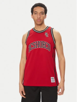 DC Tank top ADYKT03257 Czerwony Regular Fit