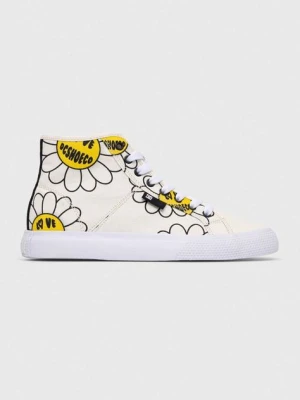 DC trampki damskie kolor beżowy