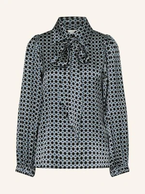 Dea Kudibal Bluzka Kikkidea Z Jedwabiu Ze Zdejmowaną Wstążką blau