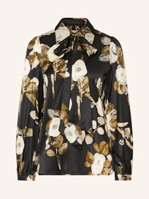 Dea Kudibal Bluzka Z Jedwabiu Ze Zdejmowaną Wstążką schwarz