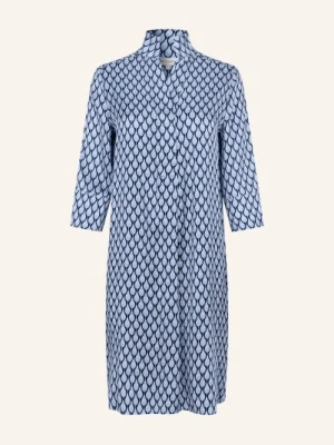 Dea Kudibal Jedwabna Sukienka Kamillesdea Z Rękawami 3/4 blau