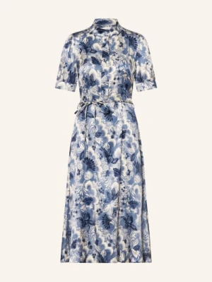 Dea Kudibal Jedwabna Sukienka Toradea blau