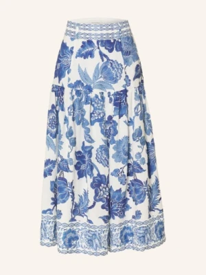 Dea Kudibal Spódnica Lniana Petrinedea blau