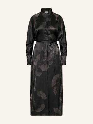 Dea Kudibal Sukienka Z Jedwabiu, Satyna schwarz
