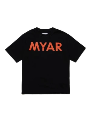 Deadstock koszulka z bawełny z logo Myar