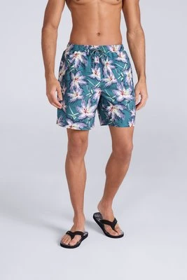 Deep Dive męskie szorty z nadrukiem - Green Animal